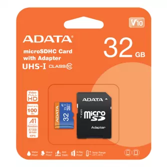 Memorijske kartice - Premier Micro SD kartica 32GB + adapter UHS-I Class 10 AUSDH32GUICL10A1-RA1