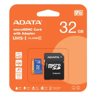 Memorijske kartice - Premier Micro SD kartica 32GB + adapter UHS-I Class 10 AUSDH32GUICL10A1-RA1
