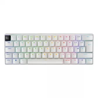 Gejmerske tastature - Logitech G PRO X 60 Lightspeed Gaming Keyboard (Tactile) US, White