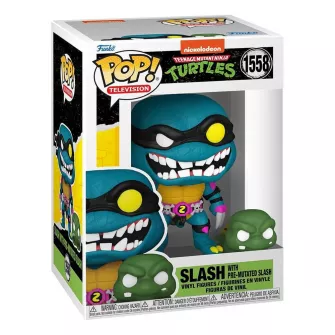Funko POP! Figure - Funko POP! & Buddy: TMNT – Slash & Pre-mutated Turtle Slash