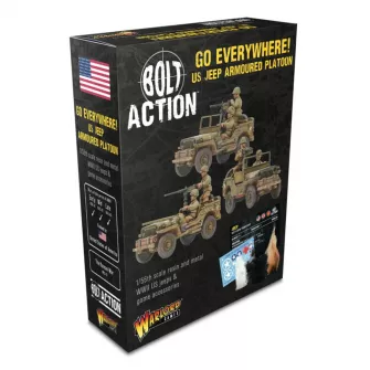 Plastične makete - Go Everywhere! US Jeep armoured platoon