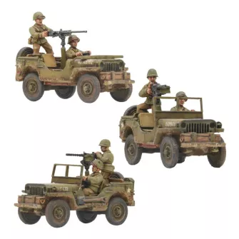 Plastične makete - Go Everywhere! US Jeep armoured platoon