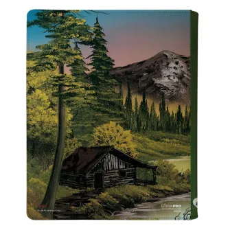 Oprema za kolekcionarske kartice - Ultra Pro Binder Bob Ross Mountain Retreat 9-Pkt Zippered