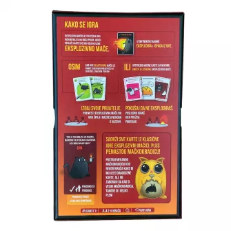 Društvene igre - Board Game Eksplozivni Mačići - Mačkokradica