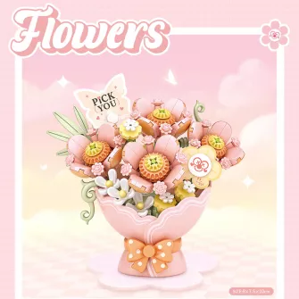 Kockice za sklapanje - Loz - Flower Bouquet