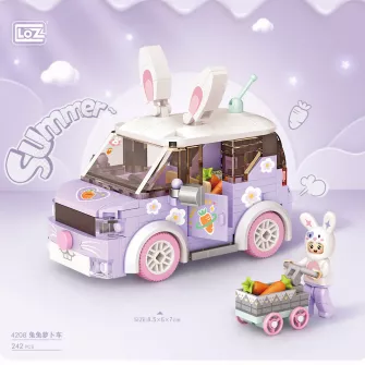 Kockice za sklapanje - Loz - Bunny Radish Car