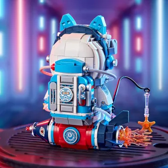 Kockice za sklapanje - Loz - Blue and White Porcelain Astronauts