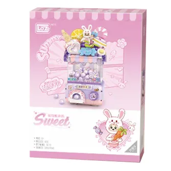 Kockice za sklapanje - Loz - Gashapon Machine Purple