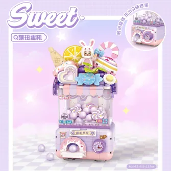 Kockice za sklapanje - Loz - Gashapon Machine Purple