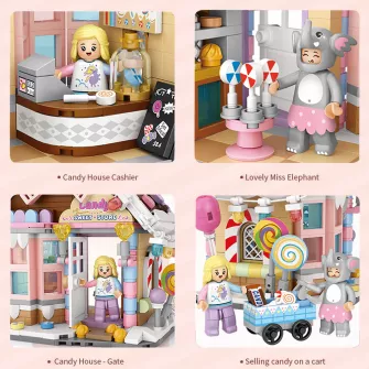 Kockice za sklapanje - Loz - Candy House