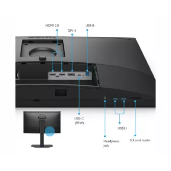 Monitori - 27 inča SW272U 4K IPS LED Dizajnerski monitor 