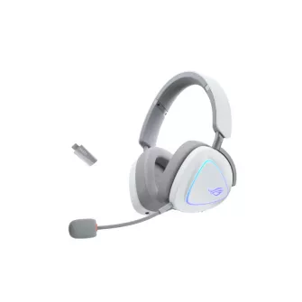 Gejmerske slušalice - A701 ROG DELTA II Gaming bežične slušalice sa mikrofonom bele 