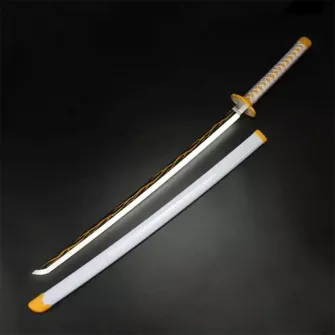 Merchandise razno - Demon Slayer - LED Sword Replica - Standard Nichirin Katana (Zenitsu Agatsuma)