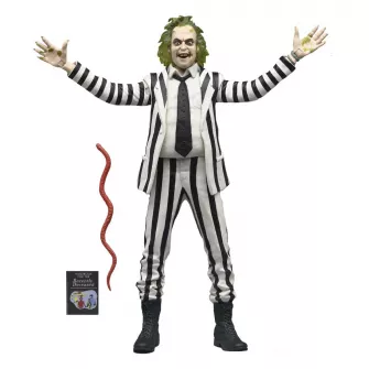 Akcione figure - Beetlejuice 1988 Action Figure Beetlejuice Black and White Striped Suit (18 cm)