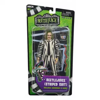 Akcione figure - Beetlejuice 1988 Action Figure Beetlejuice Black and White Striped Suit (18 cm)