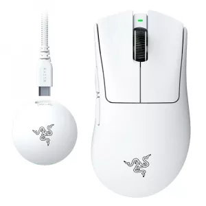DeathAdder V4 Pro - Wireless Esports Gaming Mouse - White Edition - EU Packaging