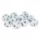 D10 Dice Pack - White (10)