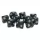 D10 Dice Pack - Black (10)