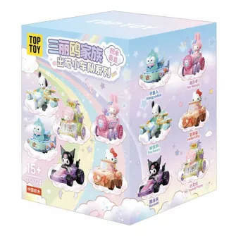Blind Box figure - Sanrio Family-Surprising Car Team Series Building Block Blind Box