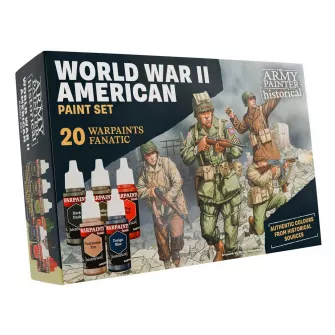 Boje za makete - WW2 American Paint Set
