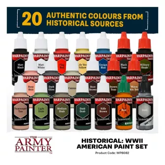 Boje za makete - WW2 American Paint Set