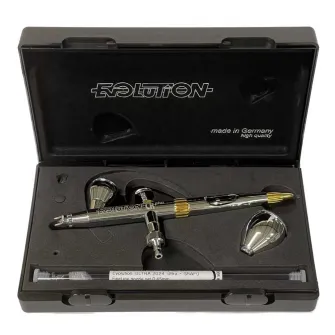 Warhammer pribor i oprema - EVOLUTION CRplus 2024 2in1 nozzle set 0.28 + 0.45mm fine line, cup 2 + 5ml, triple coating