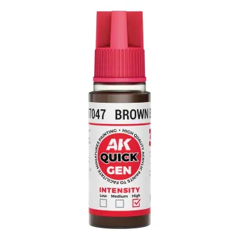 Warhammer boje - Quick Gen: Brown Black 18ml
