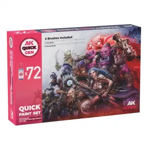 Quick Paint Set 72 Qick Gen Paints