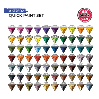 Warhammer boje - Quick Paint Set 72 Qick Gen Paints