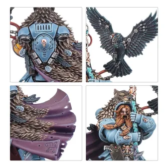 Warhammer figurice - Soace Wolves: Njal Stormrcaller