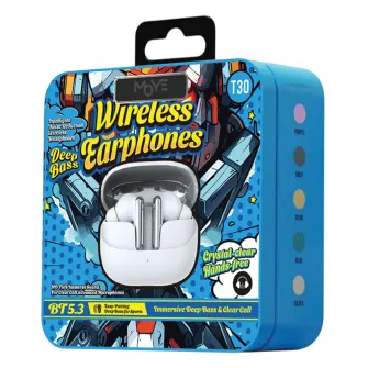 Bubice - Urban Beatz Wireless Earphone White