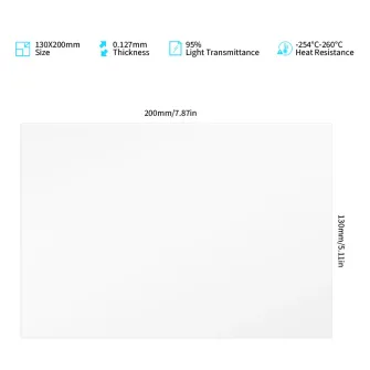 Dodatna oprema za 3D štampače - MARS 4 DLP PFA film Kit （5pc）