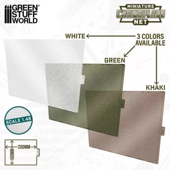 Warhammer pribor i oprema - Miniature Camouflage Nets 1/48 (200x160mm) Green