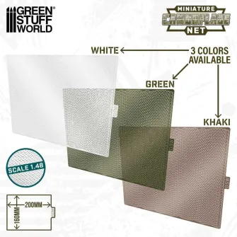 Warhammer pribor i oprema - Miniature Camouflage Nets 1/48 (200x160mm) Green