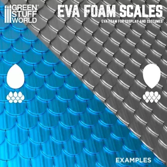 Warhammer pribor i oprema - EVA Foam Scales - Teardrop Pack