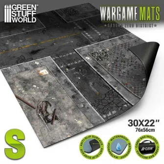 Warhammer pribor i oprema - Wargame Mat - 76x56cm (22x32'') - Ground Zero District