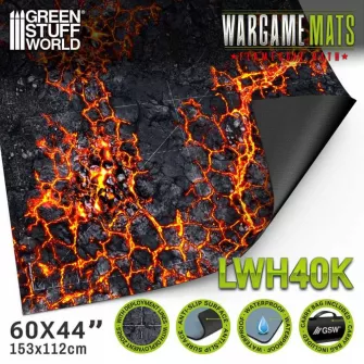 Warhammer pribor i oprema - Wargame Mat - 155x114cm (44x60'' lines) - Flamecoil Path