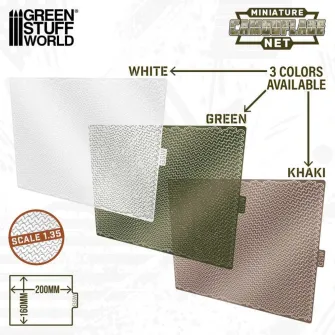 Warhammer pribor i oprema - Miniature Camouflage Nets 1/35 (200x160mm) Sand