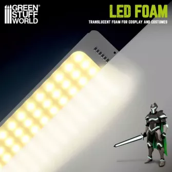 Warhammer pribor i oprema - LED Foam Medium (500mm x 950mm) White 5mm