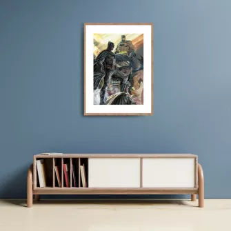 Merchandise razno - DC Comis Art Print Batman 85th Anniversary Limited Edition (42 x 30 cm)