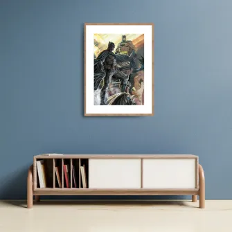 Merchandise razno - DC Comis Art Print Batman 85th Anniversary Limited Edition (42 x 30 cm)