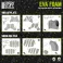 EVA Foam Medium Density - 500x950mm - Light Grey 5mm