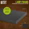 LARP Foam Hard Black 200x300mm 20mm