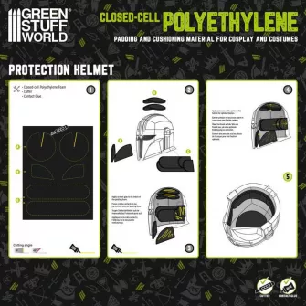 Warhammer pribor i oprema - Closed-cell Polyethylene Foam Black - 500x750mmx10mm