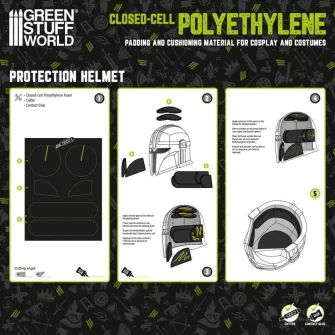 Warhammer pribor i oprema - Closed-cell Polyethylene Foam Black - 500x750mmx10mm