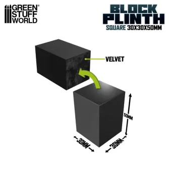 Warhammer pribor i oprema - Black Display Block 3x3cm