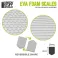 EVA Foam Scales - Straight Shield Pack