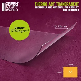 Warhammer pribor i oprema - Thermoplastic (M) 375 mm x 500 mm - TRANSPARENT