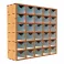 MDF Vertical rack with Drawers (30 Small Drawers)
