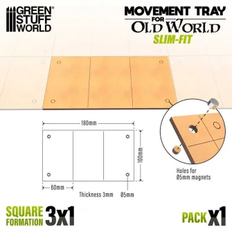 Warhammer pribor i oprema - Tray of movement 180x100 + SlimFit (Pack x1)